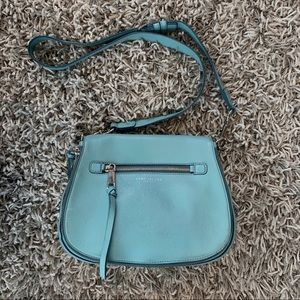 Marc Jacobs Foldover Crossbody Leather Bag.